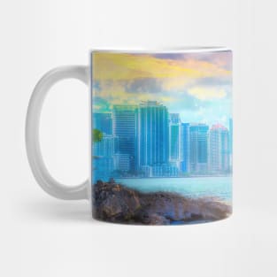 Blue Skyline Mug